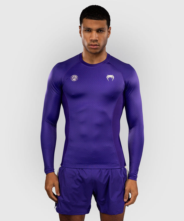Rashguard Venum x Roger Gracie Academy Manches Longues – Violet