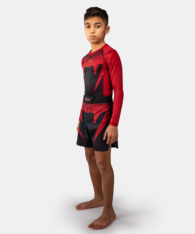 Calções de MMA Venum Attack Criança – Preto/Vermelho