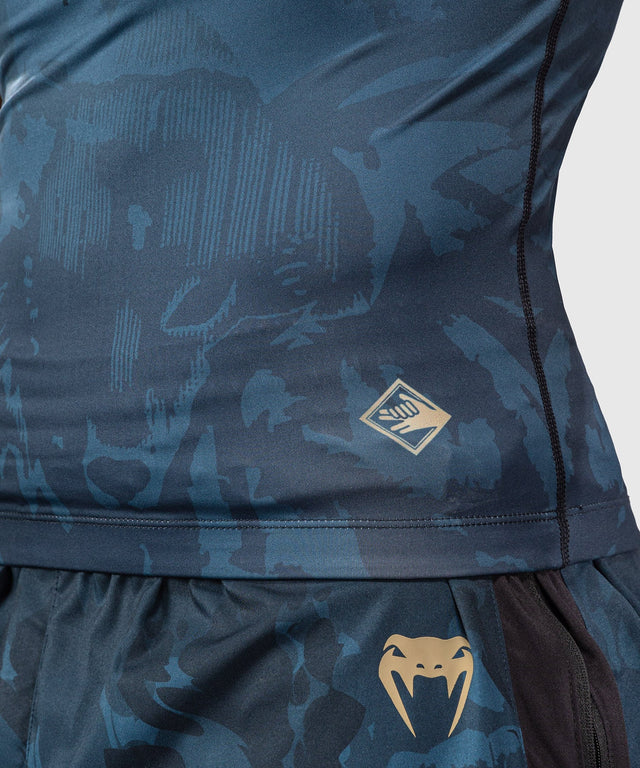 Rashguard Venum Fushiguro Krótki Rękaw – Niebieski