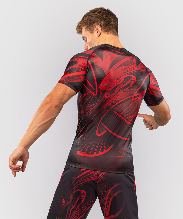 Venum Rashguard Crimson Viper 2.0 Short Sleeves – Black/Red