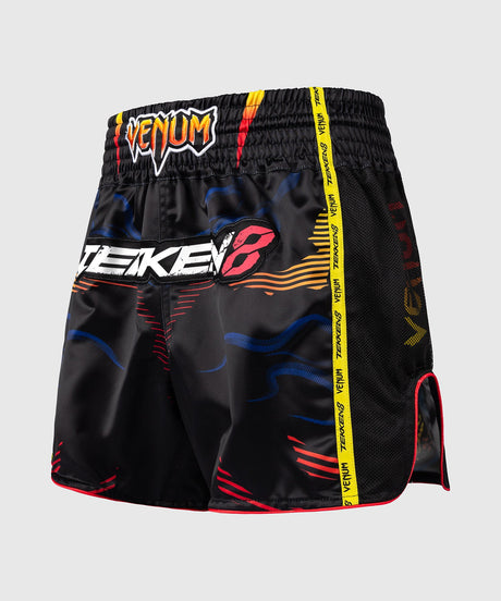 Muay Thai trenky Venum TEKKEN 8 Yoshimitsu – Černé/Oranžové – foto 2