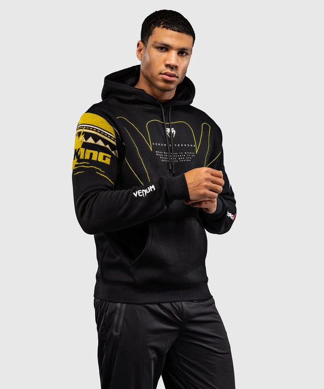 Bluza z kapturem Venum x TEKKEN 8 King – Czarna/Żółta