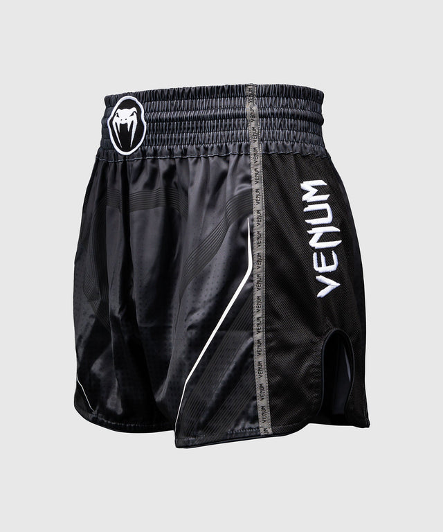 Venum Muay Thai-shorts Stealth – Svart/Vit