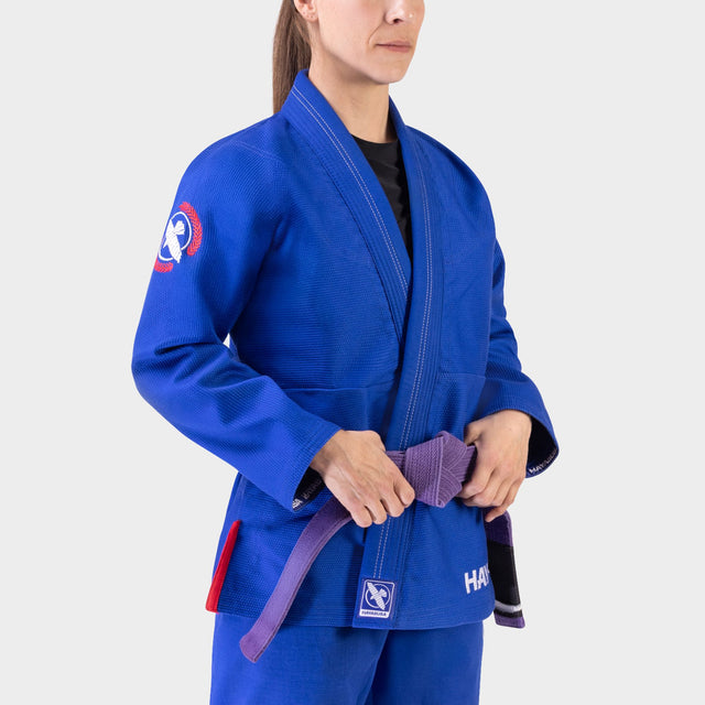 Kimono de BJJ Hayabusa Valor Lightweight para mujer – Azul