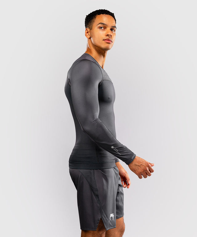Venum Rashguard G-Fit Scale Długie Rękawy - Szary