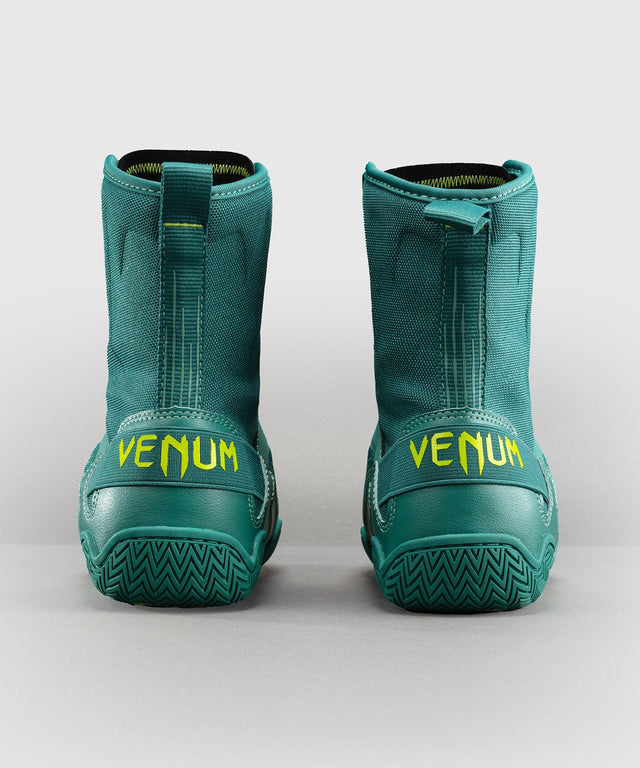Boxerské boty Venum Elite Neo – Zelené/Neonově žluté