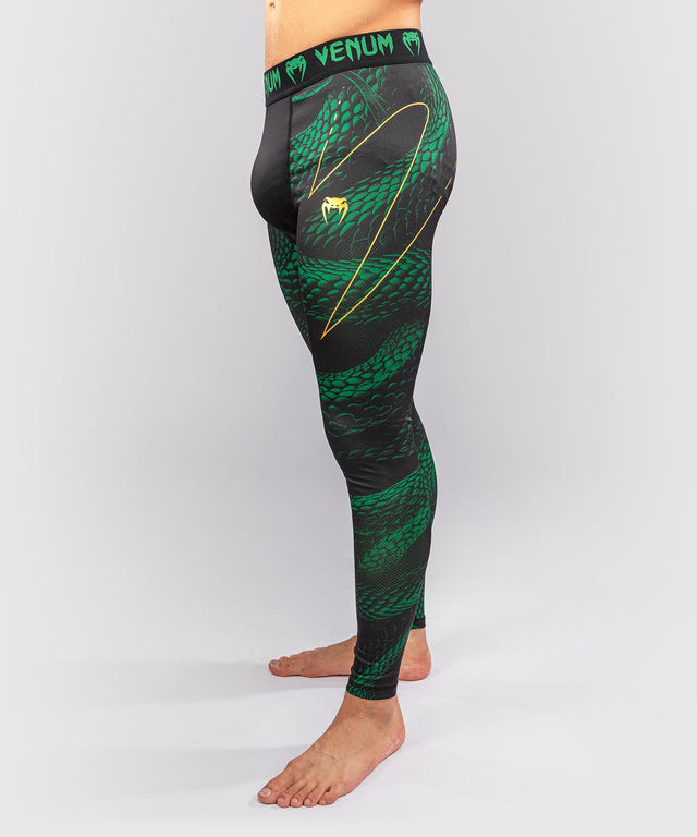 Mallas de compresión Venum Matupa – Negro/Verde/Oro