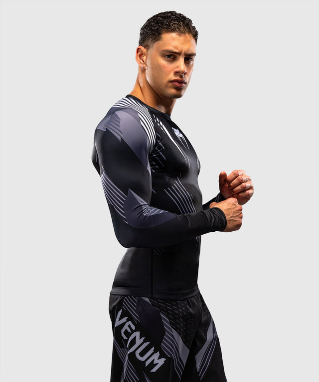 Venum Rashguard No-Gi 6.0 Långärmad – Svart/Vit