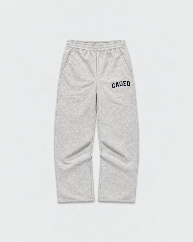 Caged Jogginghose Varsity – Grau Melange