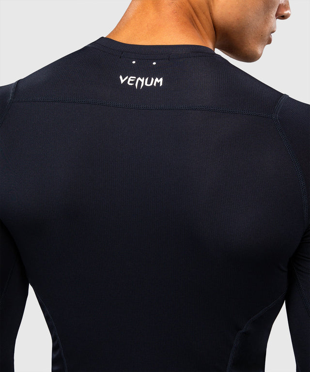 Rashguard Venum G-Core Maniche Lunghe – Blu Navy/Bianco