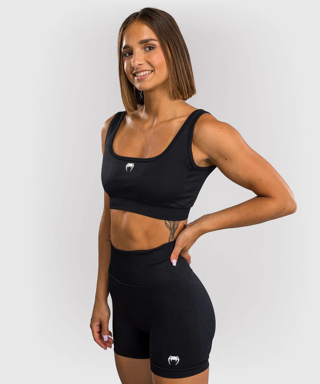 Venum Sculpt Long Sport BH - Zwart/Wit