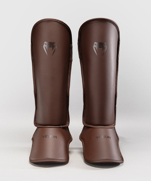 Venum Contender 1.5 Shin Guards – Dark Brown