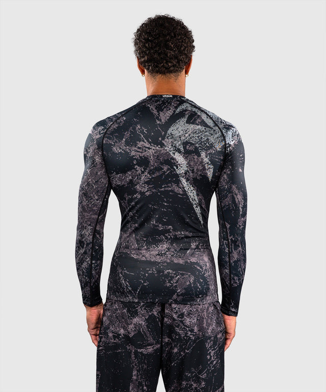 Venum Rashguard Rage & Workout Maniche lunghe - Nero/Grigio
