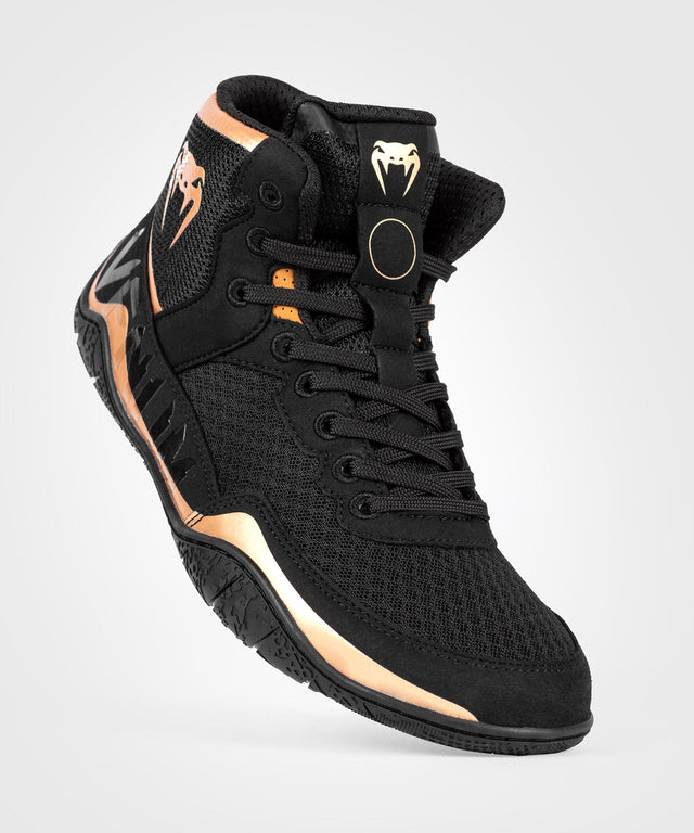Venum Worstelschoenen Elite - Zwart/Brons