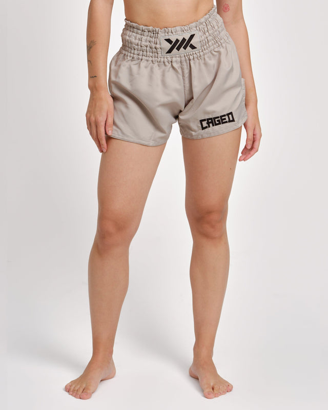 Caged Classic Muay Thai shorts – Grå