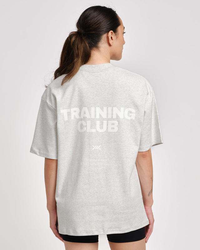 Caged T-Shirt Training Club - Lysegrå