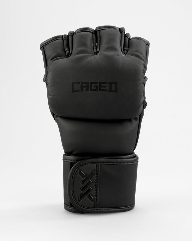 Rękawice MMA Caged Shadow – Mat Czarne