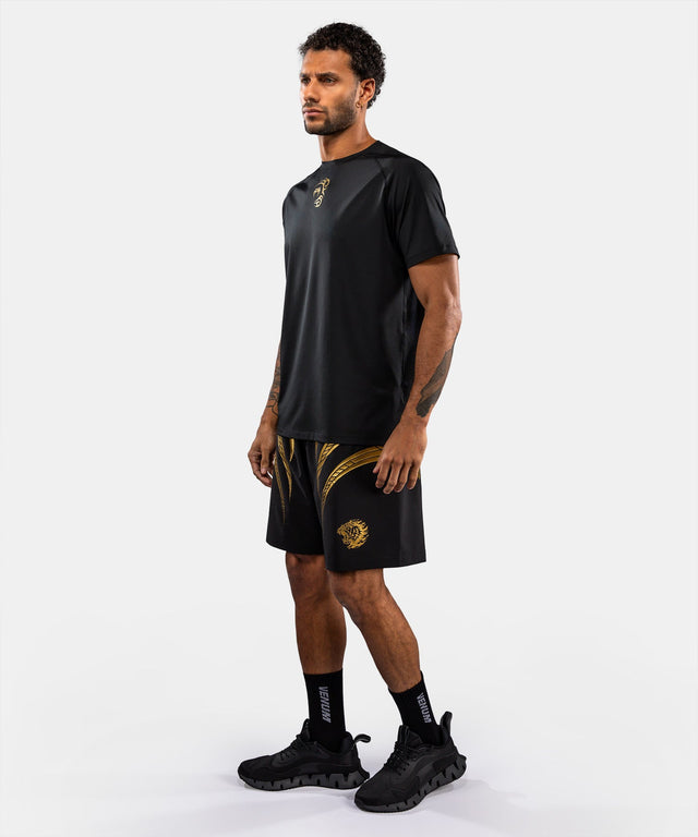 Venum x Mike Tyson T-Shirt Tiger Dry Tech – Preto/Ouro
