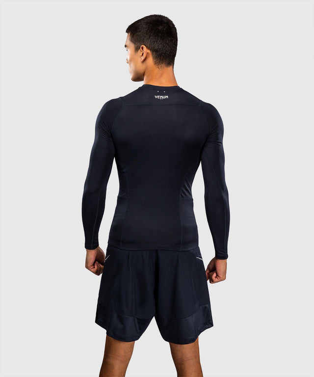 Rashguard Venum G-Core Maniche Lunghe – Blu Navy/Bianco