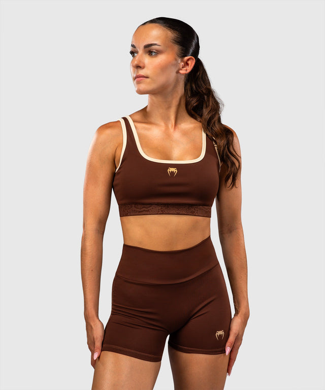 Reggiseno sportivo Venum Viper da donna – Marrone