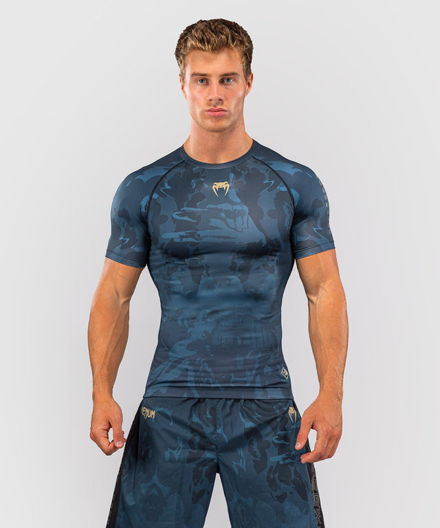 Rashguard Venum Fushiguro Krótki Rękaw – Niebieski