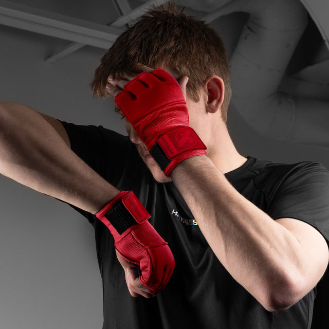 Bandes de boxe Hayabusa Deluxe Quick – Rouge