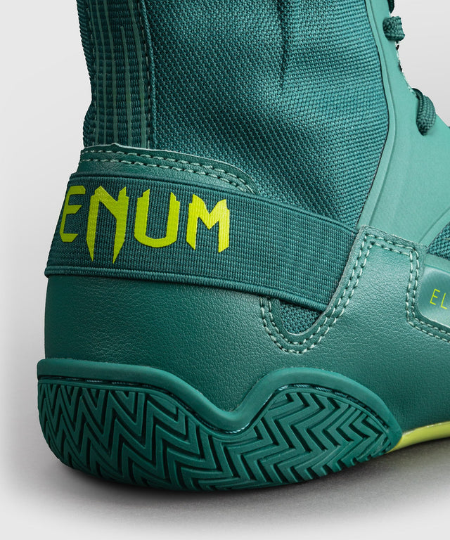 Boxerské boty Venum Elite Neo – Zelené/Neonově žluté