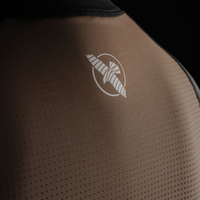 Hayabusa Rashguard Pro Ranked korte ærmer Kvinder - Brun