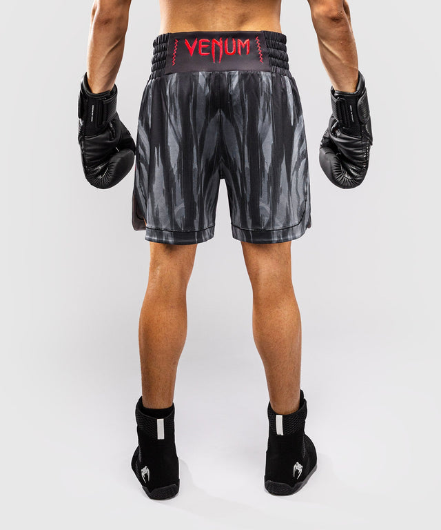 Pantaloni scurți de box Venum Demon – Negru/Gri