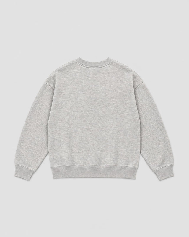 Sweatshirt Caged Varsity – Cinzento Mescla