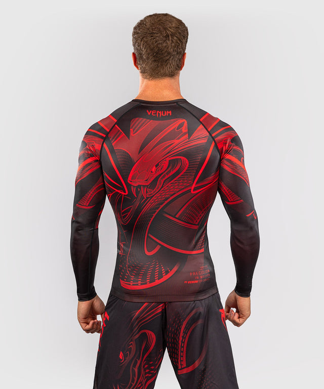 Rashguard Venum Crimson Viper 2.0 Manches longues – Noir/Rouge