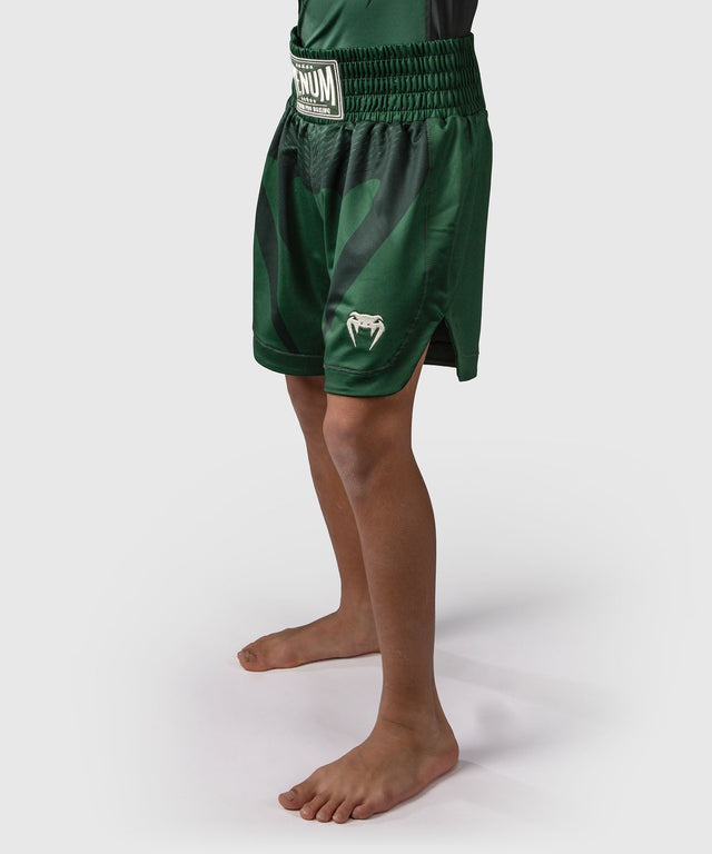 Boxerské trenky Venum Attack – Dětské – Zelené/Bílá
