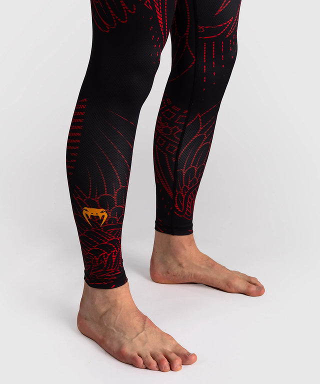 Venum Spats Quetzal Fury - Sort/Rød