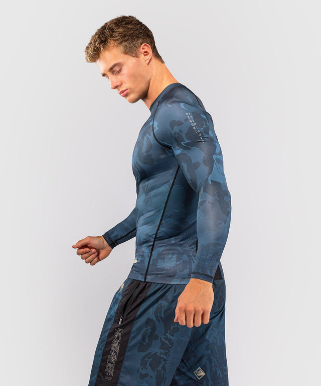 Venum Rashguard Jujutsu Kaisen Fushiguro – Modré, dlouhý rukáv