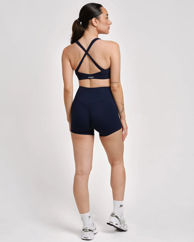 Sujetador deportivo Caged Essential – Azul marino