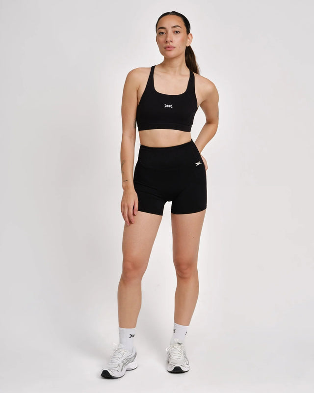 Pantaloni scurți Caged Essential – Negru