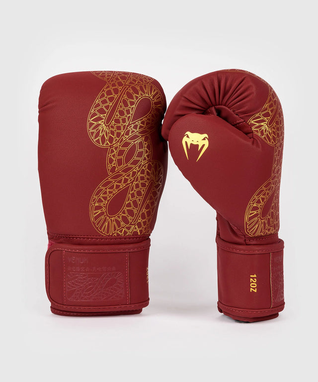 Mănuși de box Venum Serpenti – Burgundy
