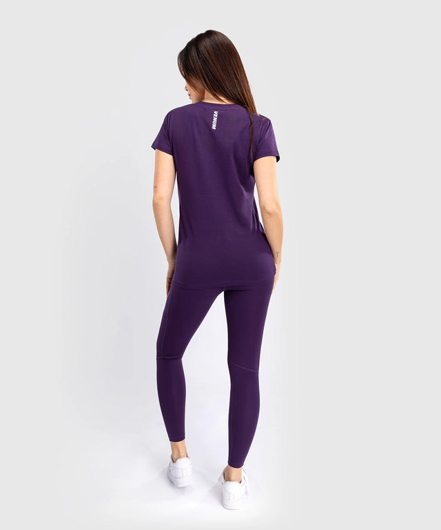 T-shirt Venum Essential para mulher – Roxo profundo