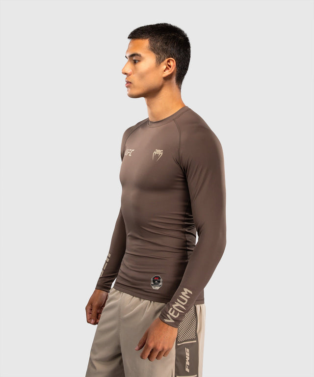 Venum UFC Rashguard Unity Long Sleeves – Brown