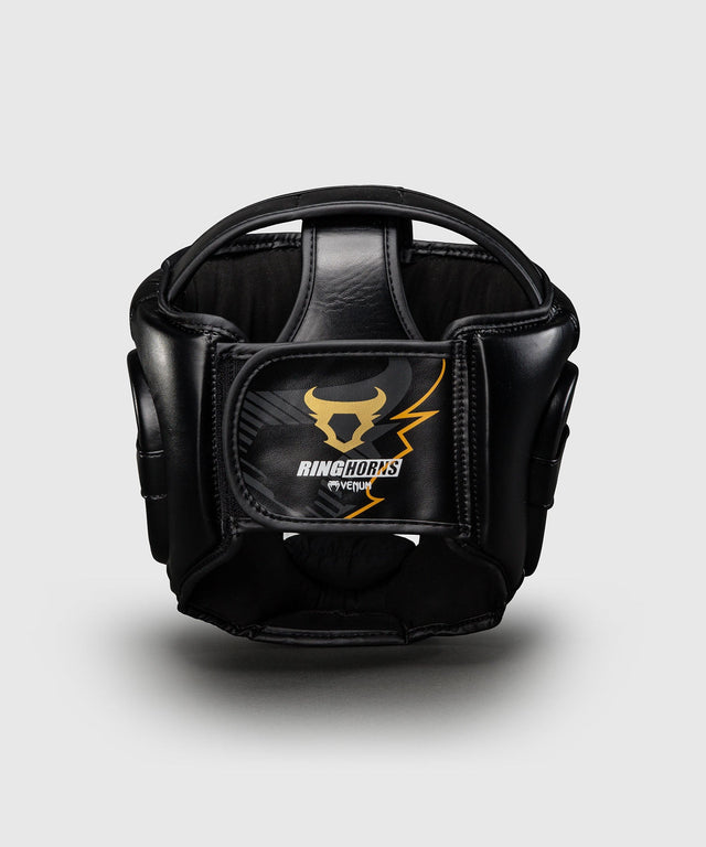 Casco da boxe Ringhorns Charger – Nero/Oro