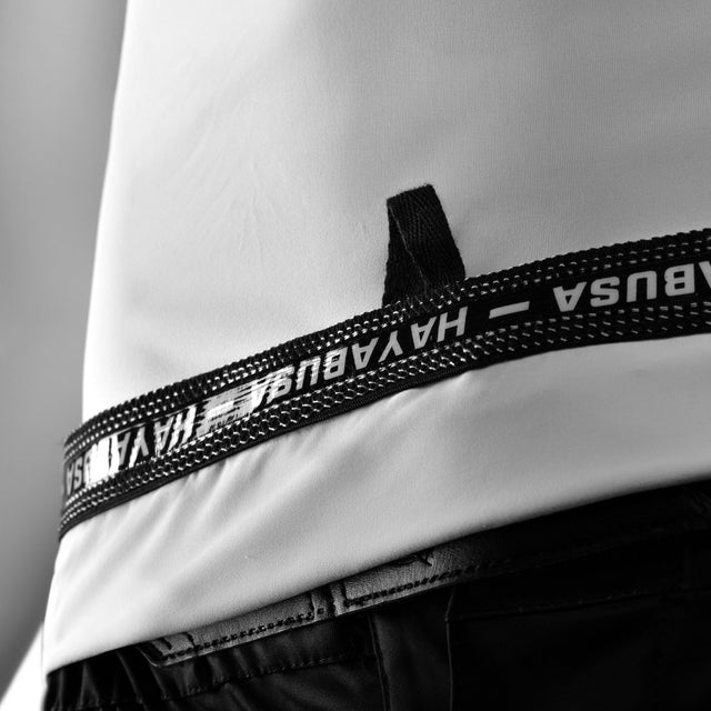 Rashguard Hayabusa Pro Ranked Manga Comprida – Branco