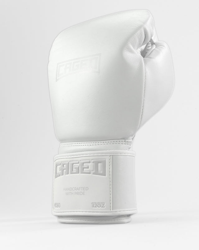 Caged Boxningshandskar 'X' Series – Vit/Vit