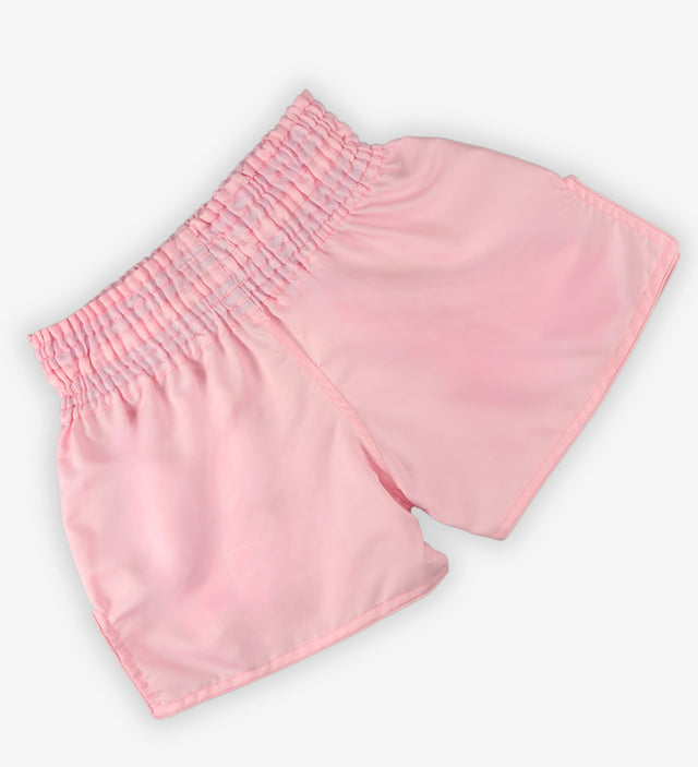Calções de Muay Thai Caged Classic – Rosa bebé mulher