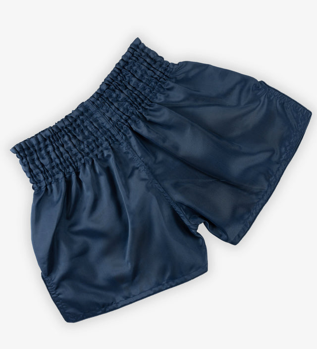 Caged Muay Thai shorts Classic - Marineblå/Hvid kvinde