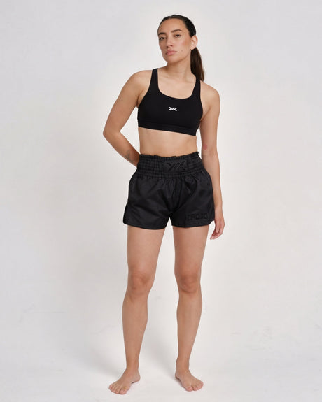 Caged Muay Thai shorts Classic – Black/Black women's