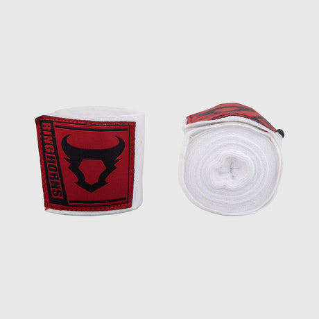 Ligaduras de boxe Ringhorns Charger 2,5m – Branco