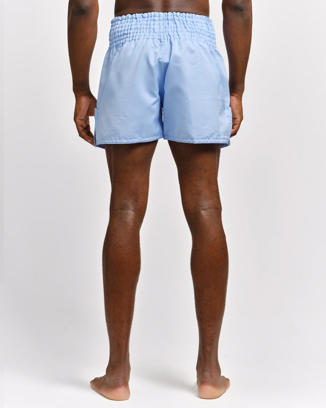 Caged Muay-Thai-Shorts Classic – Hellblau