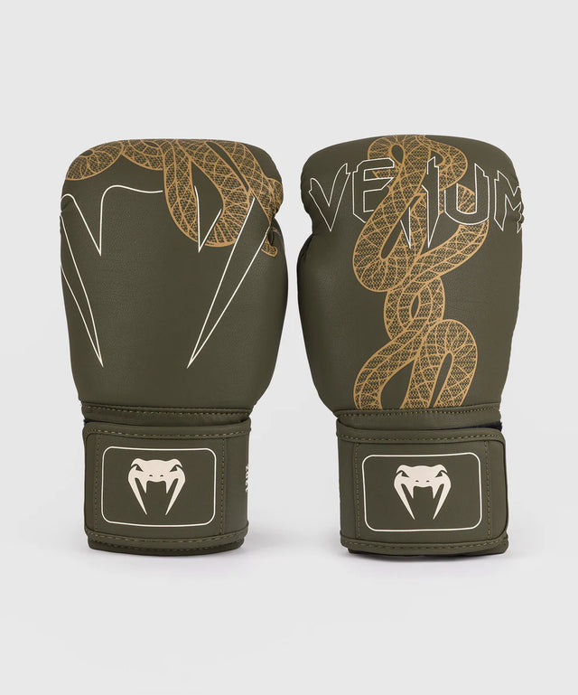 Venum Serpenti Boxningshandskar – Khaki Grön