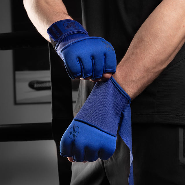 Bandes de boxe Hayabusa Deluxe Quick – Bleu