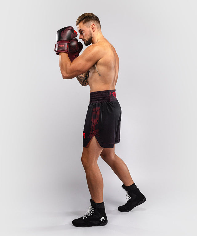 Shorts de boxe Venum Spectre – Noir/Rouge